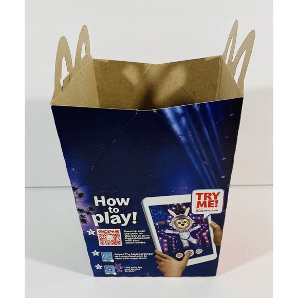 McDonalds Happy Meal Toy & Box The Masked Singer #6 Yeti Sealed Kids Reality - Picture 4 of 10